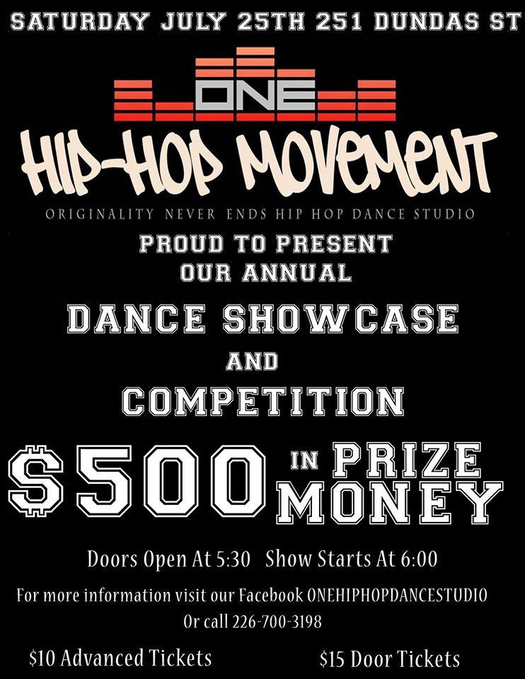 ONE dance showcase July 2015